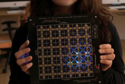 2010 Poster: Ochiai The Visible Electricity Device Breadboard Visible