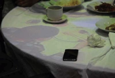 2012 Posters: Barden_Telematic Dinner Party: Designing for Togetherness through Play and Performance