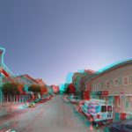 Omnistereo images from ground based lidar
