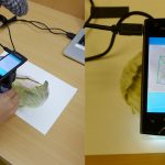 NanoAR: mobile AR application with microscopic interaction