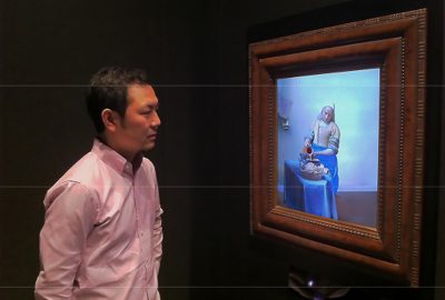 2012 Posters: Okukubo_ViewPaint (Vol.1 The Milkmaid by Johannes Vermeer)