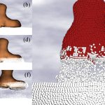 Particle-based simulation of snow trampling taking sintering effect into account