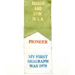 SIGGRAPH Pioneer 1978 Ribbon