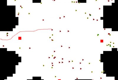 2005 Poster: Wong System for Simulating Dynamic Features of Crowd Behavior