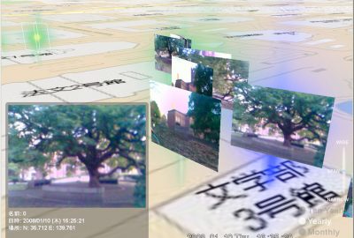 2010 Poster: Nishimura Visualization of Multiple People’s Lifelog: Collecting "Ant's-eye view" to generate "Bird's eye view"