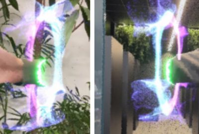 2021 Immersive Pavilion: Taniguchi_Garage: GPU Particle-based AR Content for Futuristic Experiences