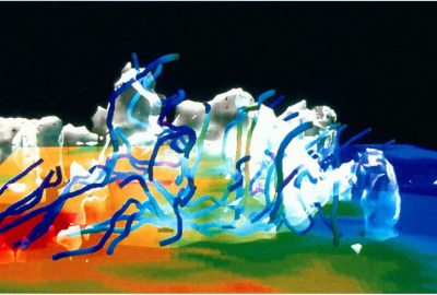 1994 Immersive Pavilion: Pepke_Virtual Exploration of a Florida Thunderstorm Using the SciAn Visualization Package
