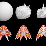 Visualizing horn evolution by morphing high-resolution X-ray CT images