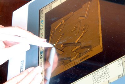 2003 Talks: Mizuno_Virtual Sculpting with a Pressure Sensitive Pen