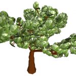 3D modeling of trees from freehand sketches