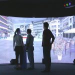 Omnidirectional stereo surround for panoramic virtual environments
