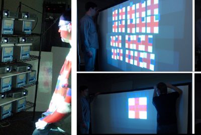 2003 Talks: Steele_Interactive Light Field Display from a Cluster of Projectors