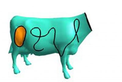 2006 Poster: Morera Geodesic B ́ezier Curves on Triangle Meshes