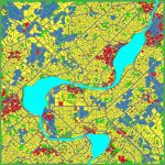 Procedural modeling of urban land use