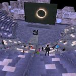 Embedding webcasts in virtual worlds to enhance user experiences