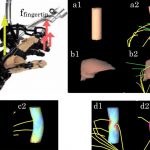 Multi-finger haptic interaction for soft tissue exclusion manipulation