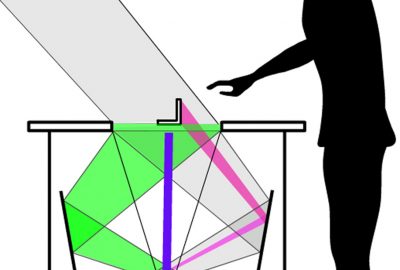 2006 Talks: Kakehi_Tablescape Plus: Upstanding Tiny Displays on Tabletop Display