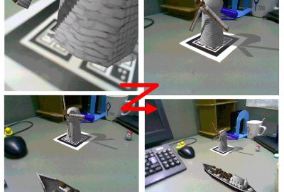 2006 Talks: Tateno_A Nested Marker for Augmented Reality