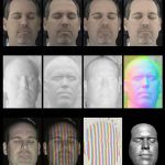 A system for high-resolution face scanning based on polarized spherical illumination