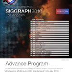2010 SIGGRAPH Advance Program Cover
