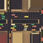Interactive hybrid simulation of large-scale traffic