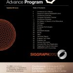 2012 SIGGRAPH Advance Program Cover