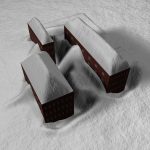 Modeling the accumulation of wind-driven snow