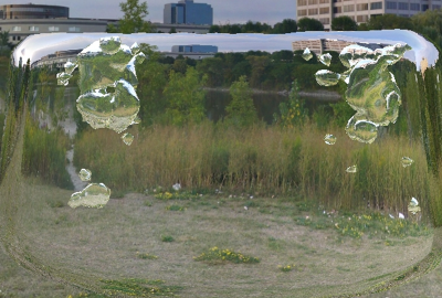 2007 Poster Imura Real time Generation of CG and Sound of Liquid with Bubble 01