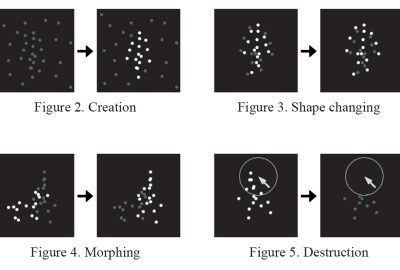 2008 Posters: Fujiki_Constellation: A Cognitive Morphing Point-based Animation