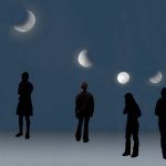 Moons over you: the poetic space of virtual and real