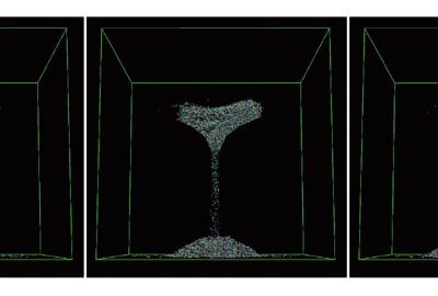 2008 Posters: Yasuda_Realtime Simulation of an Hourglass Based on Granular Dynamics
