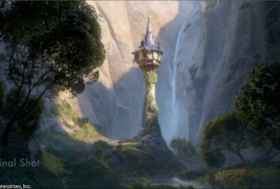 2010 Dailies: Selle_The Tower Waterfall on Disney's Tangled