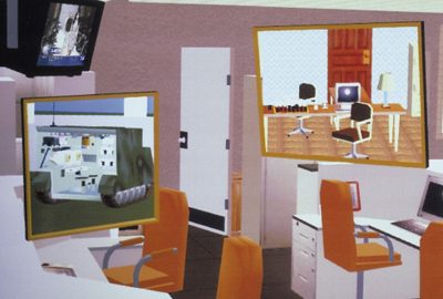 1998 Talks: Wingfield_A 3D Stereo Window System for Virtual Environments