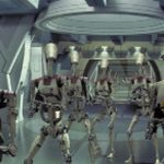 Technical animation issues for the battle droids of Star Wars: (Episode I “The Phantom Menace”)