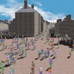 Real-Time Rendering of Populated Urban Environments