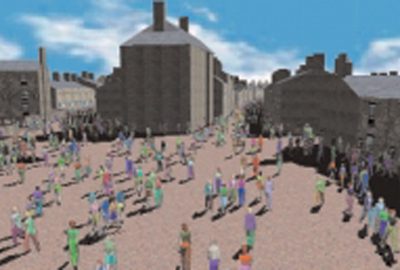 2001 Talks: Tecchia_Real-Time Rendering of Populated Urban Environments