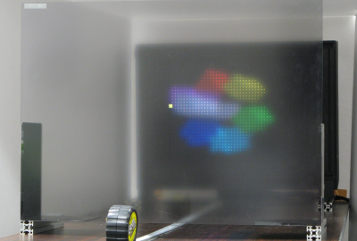 2009 Posters Teraguchi Three dimensional Auto stereoscopic Animated Image with a Long Viewing Distance using High precision Image Correction 07