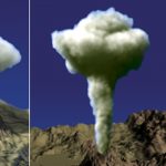 2003 Talks: Mizuno_Modeling Volcanic Clouds: a Physical, 3D and Efficient Method