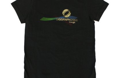 2008-SIGGRAPH-Black-T-shirt-Google-Front
