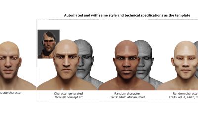 2024 Talks: Dias_Creating Infinite Characters From a Single Template How Automation May Give Super Powers to 3D Artists