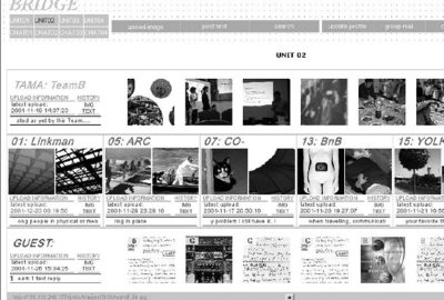 2002 WebGraphics: Santo_The Bridge - An Environment for Collaborative Design Learning