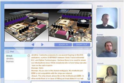 2005 WebGraphics: Protopsaltou_The fourth party in online arbitration as a shared virtual workspace