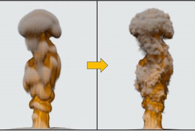 2024 Posters: Dobashi Simulating High Resolution 3D Smoke with 2D Turbulence Transfer