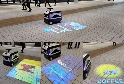 2024 Posters: Katayama Development of a stereoscopic projection mapping system using a small mobile robot