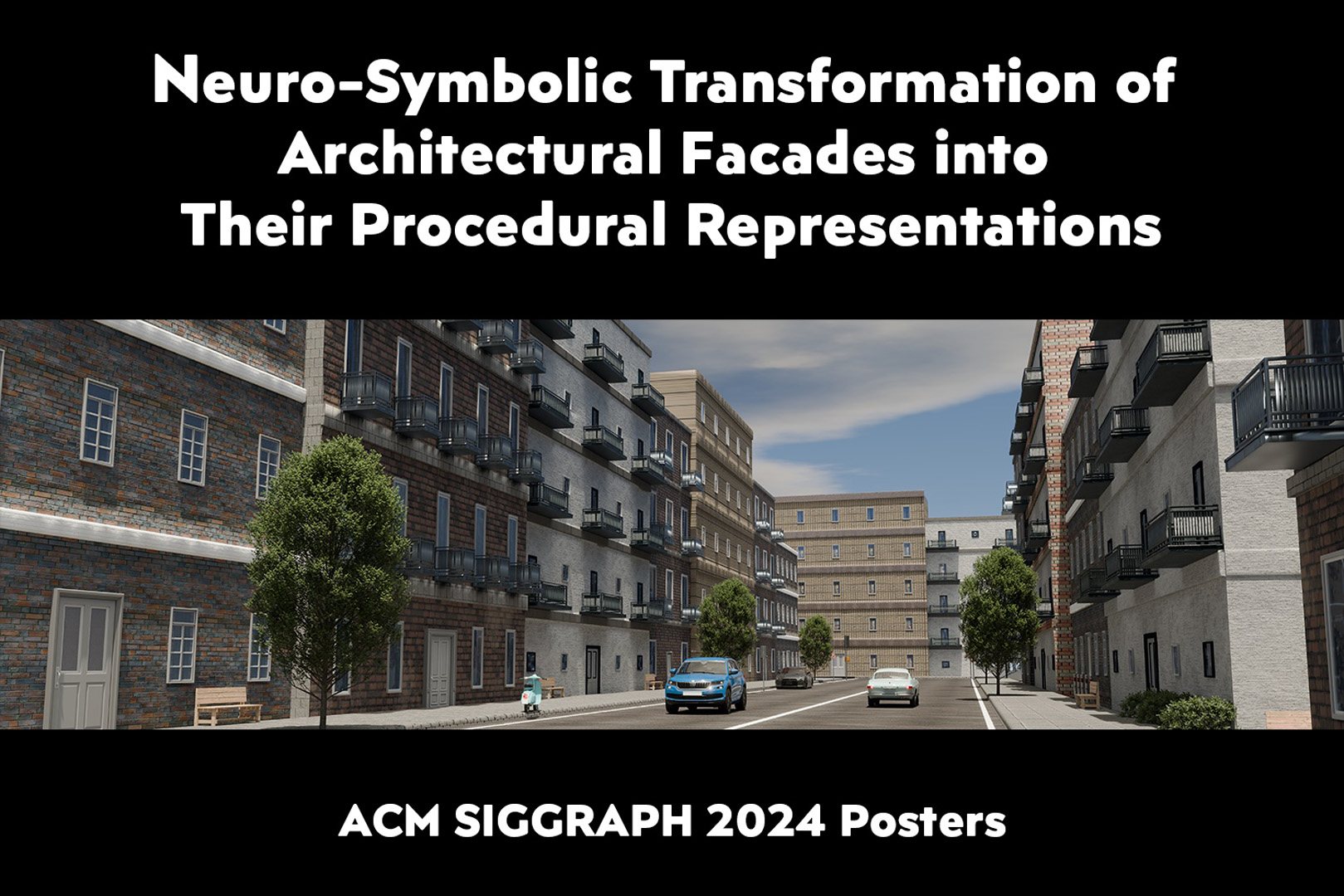 2024 Posters: P?ocharski Neuro Symbolic Transformation of Architectural Facades into Their Procedural Representations