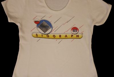 1985-SIGGRAPH-White Womans T-shirt Front