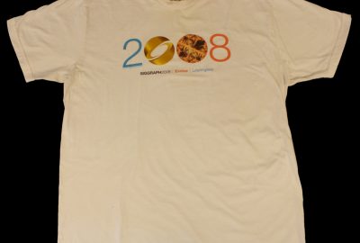 2008-SIGGRAPH-Cream T-shirt Front