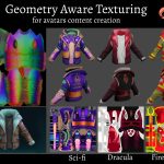 2023SA_RealTimeLive_Cheskidova_Geometry Aware Texturing for 3D Avatars Content Creation