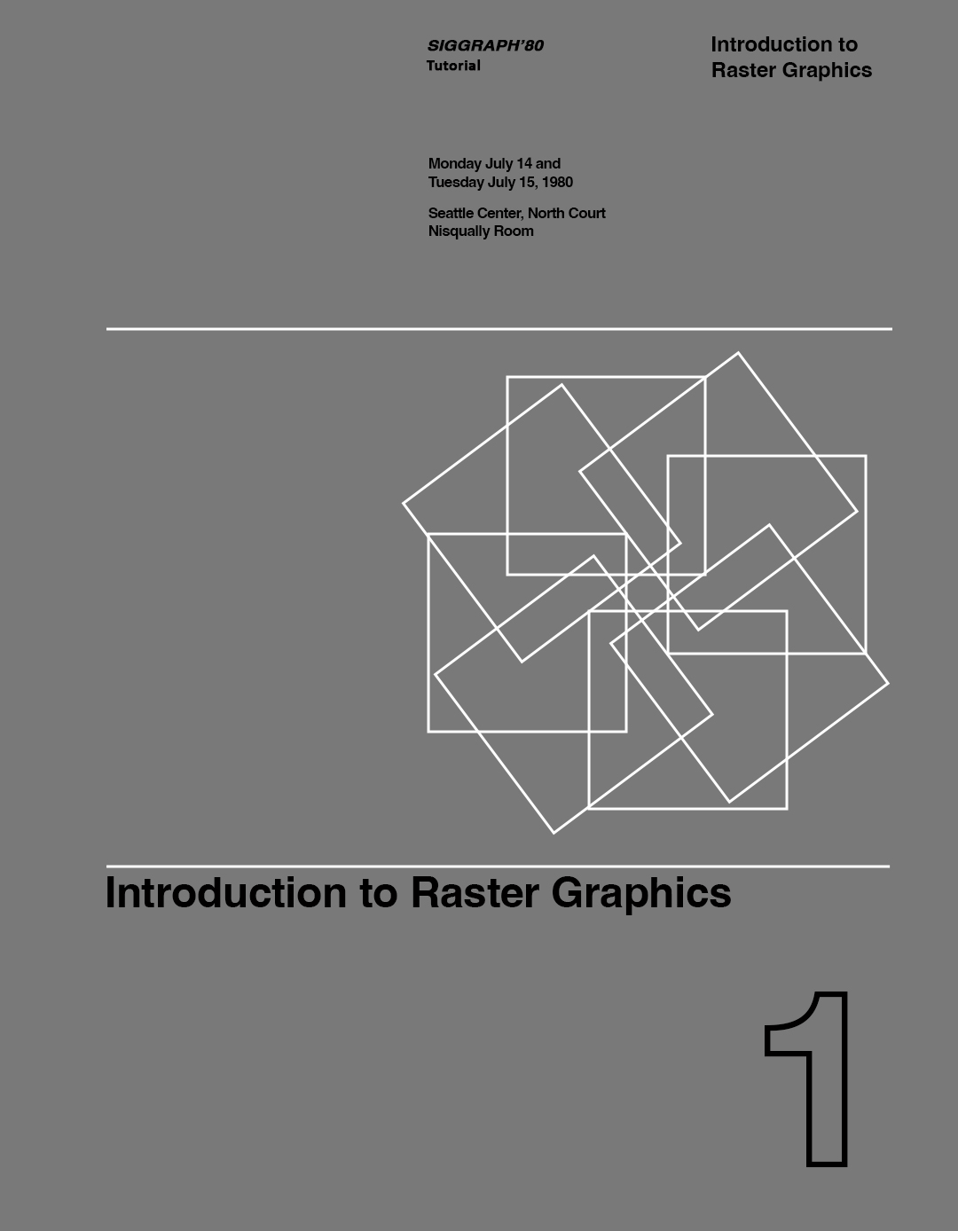 1980-01-Course-Cover-Introduction-to-Raster-Graphics