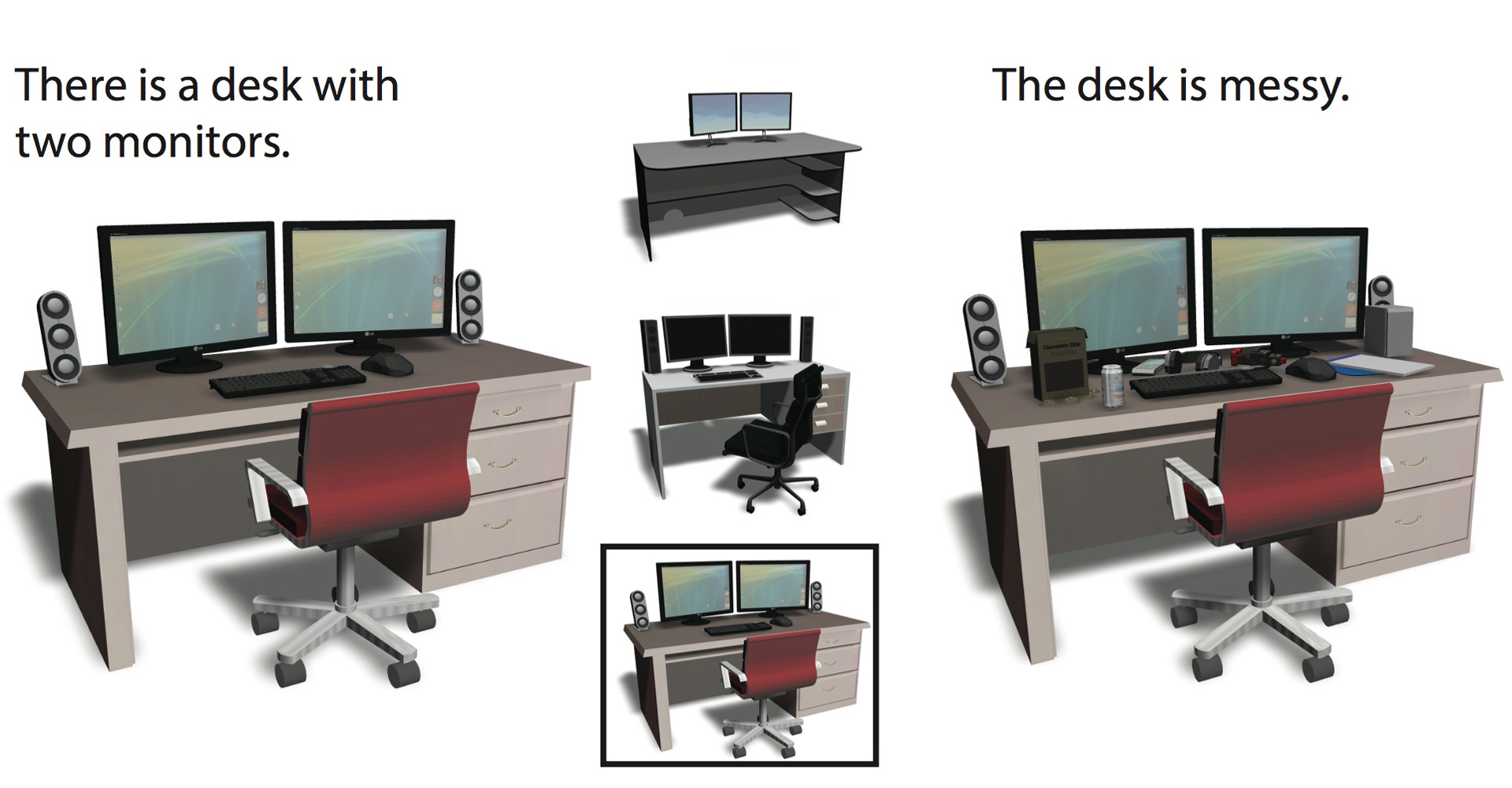 2018 SA Technical Papers_Ma_Language-driven synthesis of 3D scenes from scene databases